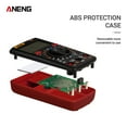thumbnail image 3 of ANENG M1 Multimètre Numérique Portatif Rétroéclairage LCD Haute Tension CA/CC Résistance au Courant Testeur de Continuité Transistor Protection contre les Surcharges Rouge, 3 of 8