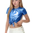 thumbnail image 2 of Niños Disfraces Niños Primavera Verano Color Sólido Carnaval Festa Festival Desempeño Cuello Redondo Camiseta Top para Niño Pequeño, 2 of 7