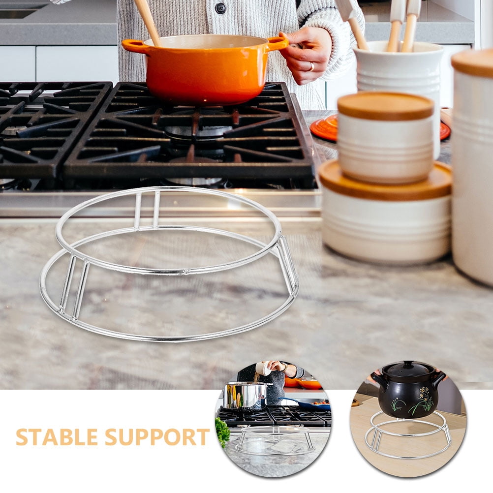 DEEPCRAFF burner rings Wok Ring Stainless Steel Stove Support Homeowners Outdoor Activities 1Pcs