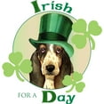 thumbnail image 3 of CafePress - St. Patrick Basset Women's Light Pajamas - Women's Short Sleeve Print T-Shirt and Pants Light Cotton Pajama Set, 3 of 7