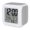 Gray, Slate, Charcoal, Ash, variant on Navy Blue Digital Alarm Clock for Bedrooms, Smart LED Alarm Clock with 7 Color Changing Night Light, Farmhouse Striped Modern Artwork Silent Wake Up Clocks for Sleep Study Cooking 3.2"x3.2"