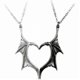 thumbnail image 1 of Couple Vintage Gothic Punk Wing Necklace Heart Lover Fashion Pendant Necklace---Product code 51105, 1 of 5