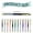C, variant on Retractable Ballpoint Pen with Soft Grip - 1mm Medium Point, Gold Trim - Black