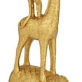 thumbnail image 6 of 7" x 25" Gold Polystone Safari Animals Sculpture, by DecMode, 6 of 9