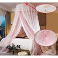 thumbnail image 2 of Dosel de Cama VETHIN Princesa para Niñas con Doble Capa de Malla en Forma de Cúpula, 2 of 7