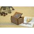 thumbnail image 3 of Caribbean Davy Jones Music Box Hand Crank Antique Wooden Musical Box Davy Jones Locket Music Box For Home Decoration Collection, 3 of 5