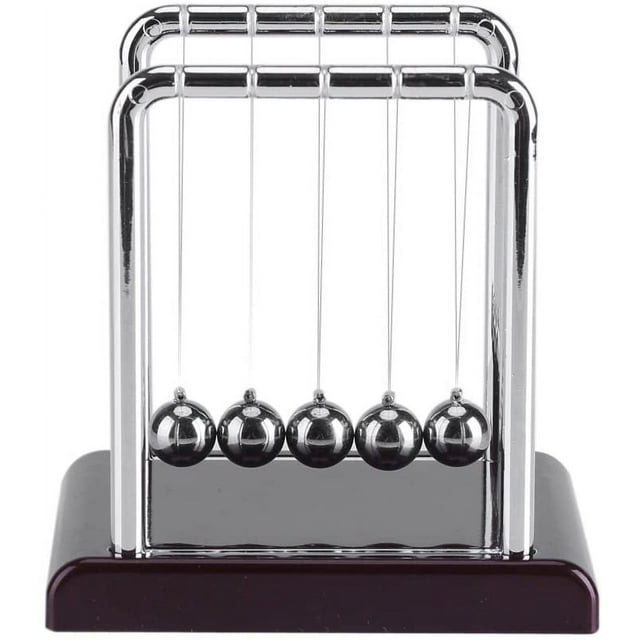 Newtons Cradle Balance Pendulum, Swinging Kinetic Balls, Fun Science Learning Accessories