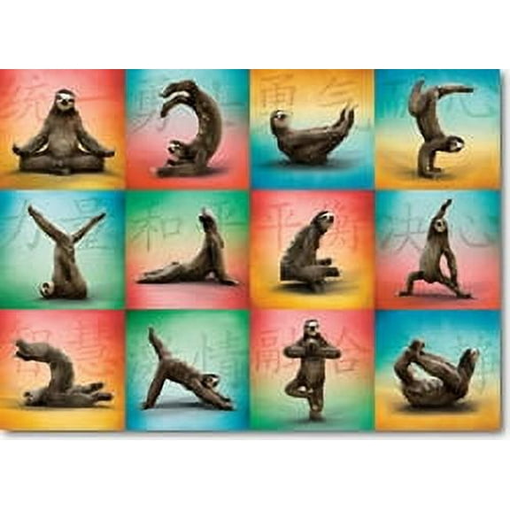 Willow Creek Press Sloth Yoga 1000-Piece Puzzle