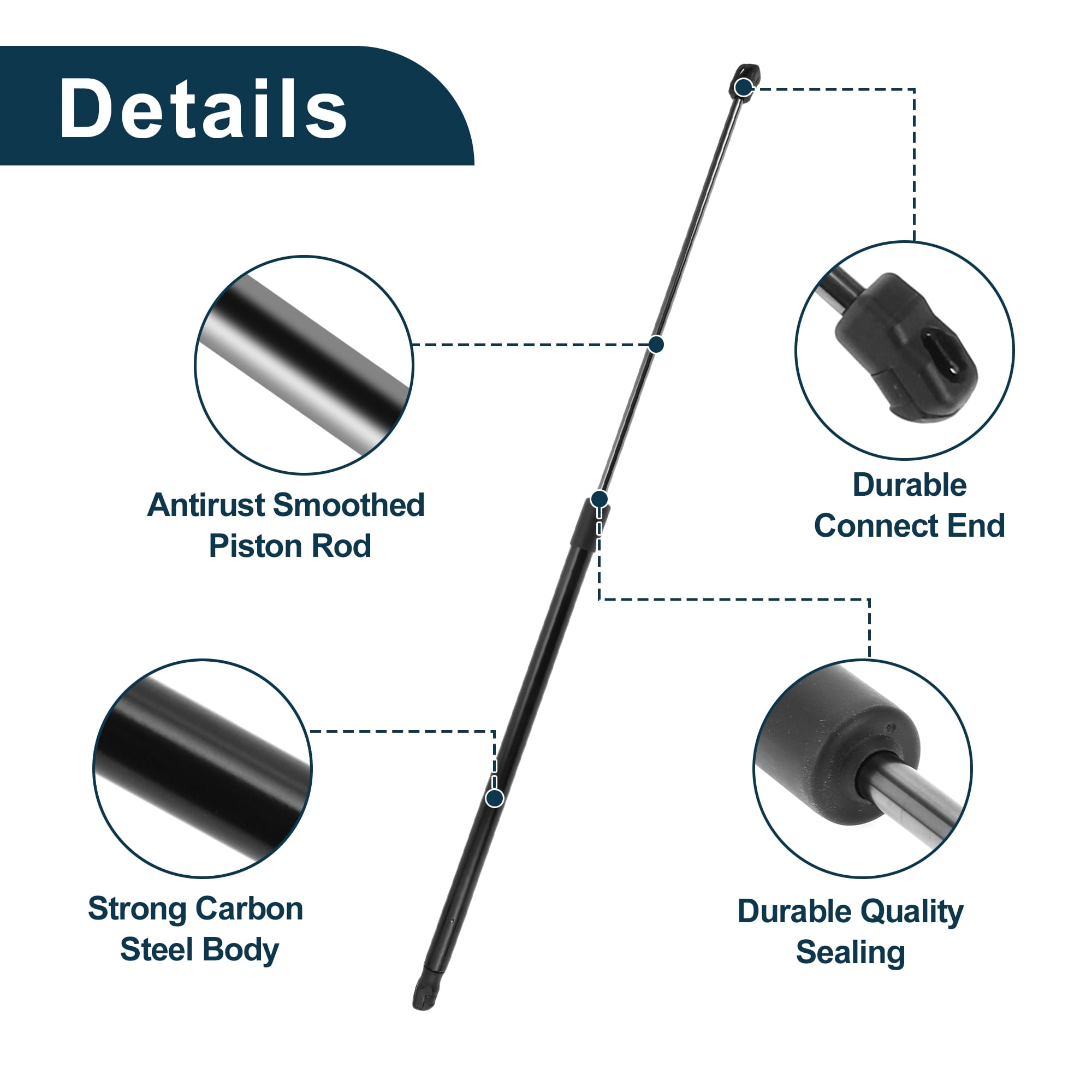 Unique Bargains Lift Supports for Volvo S40/V50 2005-2011 No.31218478/9483570