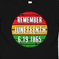 thumbnail image 4 of Inktastic Remember Juneteenth 6.19.1865 Boys or Girls Baby T-Shirt, 4 of 5
