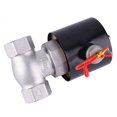 thumbnail image 3 of Válvula solenoide de agua, válvula solenoide de dos vías de acero inoxidable, artesanía excepcional, 3 of 8