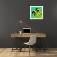 thumbnail image 3 of Prime, Marcus 20x20 White Modern Wood Framed Museum Art Print Titled - Goofy Monster 1, 3 of 4