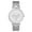 Silver - White, variant on Alfred Sung Men's Taylor Multifunction Silver White Dial Link Watch