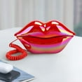 thumbnail image 2 of Corded Lips Telephones L andline Pink Home Telephones Cute Mouth Shape Wired Phone for Home,Office,Shops & Art Decor Cute Real Working Telephone Novelty Gift for Girls, 2 of 4