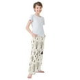 thumbnail image 3 of FORMRS Boys Pajama Pants with Pockets Size 11-12Y Kids Lounge Sleep Bottoms, Winter Forest, 3 of 8