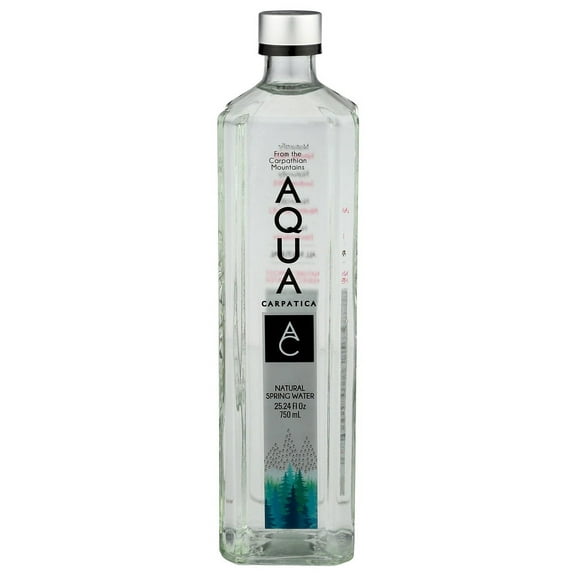 (Pack of 6) Aqua Carpatica Natural Spring Water, 25.24 fl oz