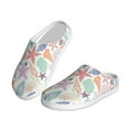 thumbnail image 2 of Lsque Colorful Seashells Pattern Womens Comfort Cotton on Scuff With Memory Foam and Anti-skid Sole Slipper-37/38, 2 of 7
