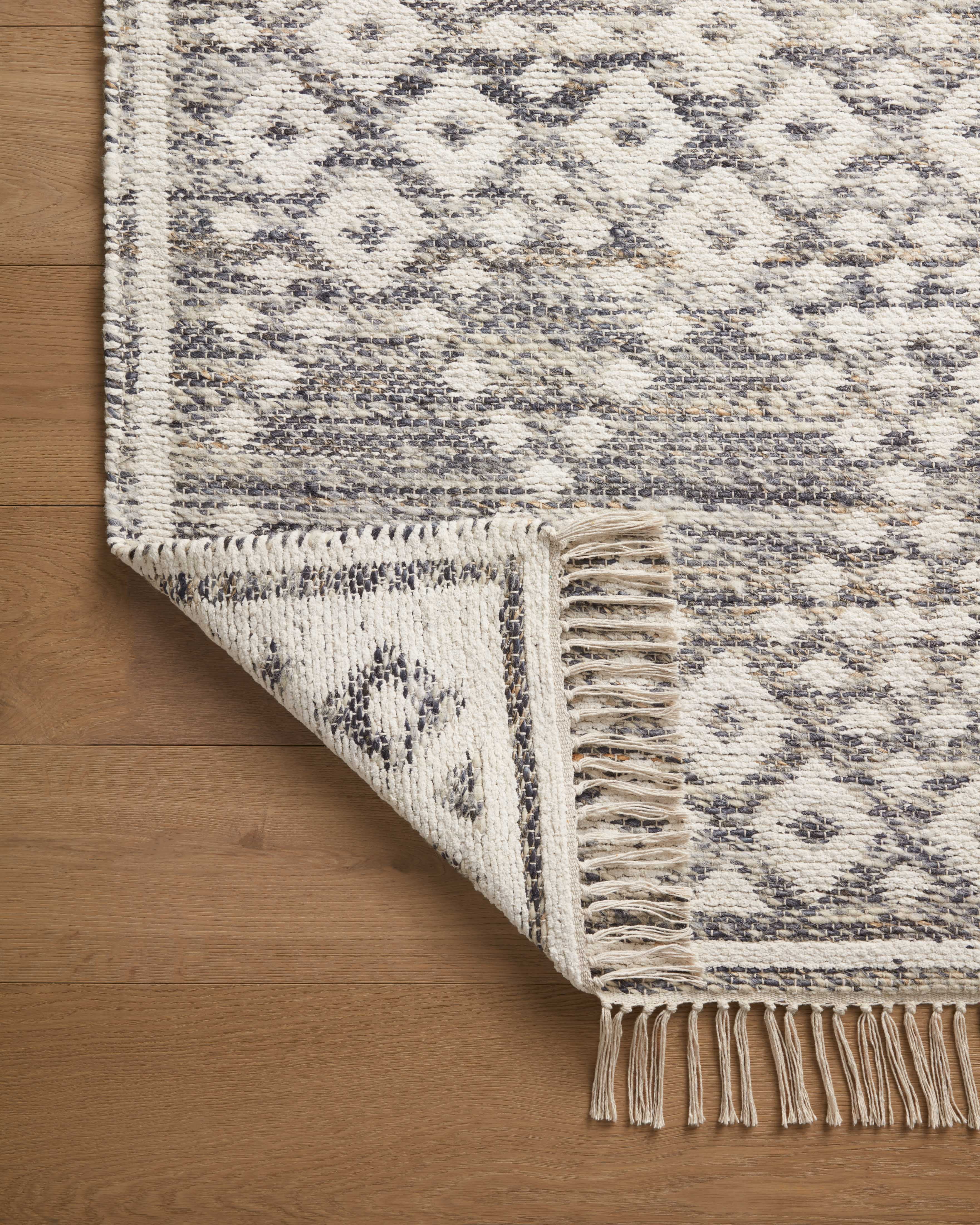Angela Rose x Loloi Rivers Denim / Ivory 8'-6" x 11'-6" Area Rug