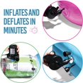 thumbnail image 2 of Electric Air Pump Air Mattress Pump for Inflatables Portable Quick and Easy Inflator Deflator with 3 Nozzles for Inflatable Beds, Boats, Toys, Pools, Rafts, Swimming Rings (AC 110 120V, DC 12V) - -, 2 of 5