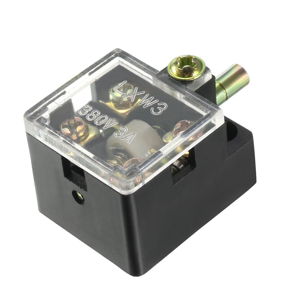 LXW3 2NO 2NC Spring Plunger Limit Switch Black