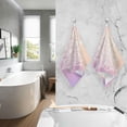 thumbnail image 6 of SKYSONIC 2PCS Cotton Towel Set,Quick Drying Washcloths,Soft and Breathable Bath Towel Hand Towels for Kitchen Bathroom Gym Beach-Fantastic Gradual Mandala, 6 of 7