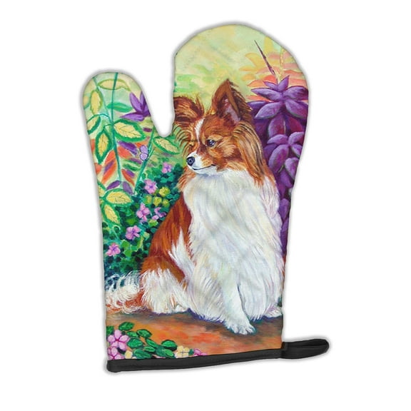 Carolines Treasures 7274OVMT Papillon Oven Mitt Large multicolor