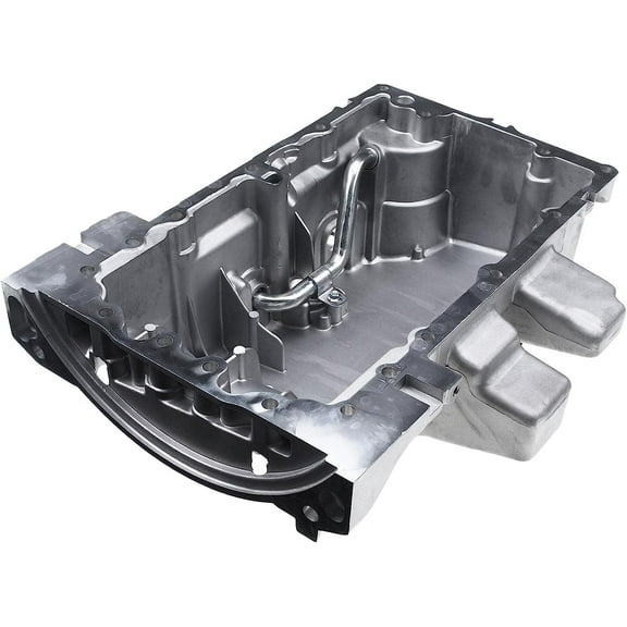 A-Premium Engine Oil Pan Sump with Drain Plug Compatible with Volvo S60 2015-2018, S80 2015-2016, S90 2017-2018, V60 2015-2018, XC60 2015-2017, XC70 2015-2016, XC90 2016-2017