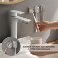 thumbnail image 3 of PFDDRW Toothbrush Holder Wall Mounted with Cover Toothbrush Covers Head Cap Hot O6, 3 of 8