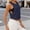 Dark Blue Tops, variant on Women Casual Shirts Summer Solid Color T Shirt Crew Neck Tee For Everyday Comfort And Fit Lightweight Breathable Blend Tops Sleeveless Relaxed Fit T-Shirt