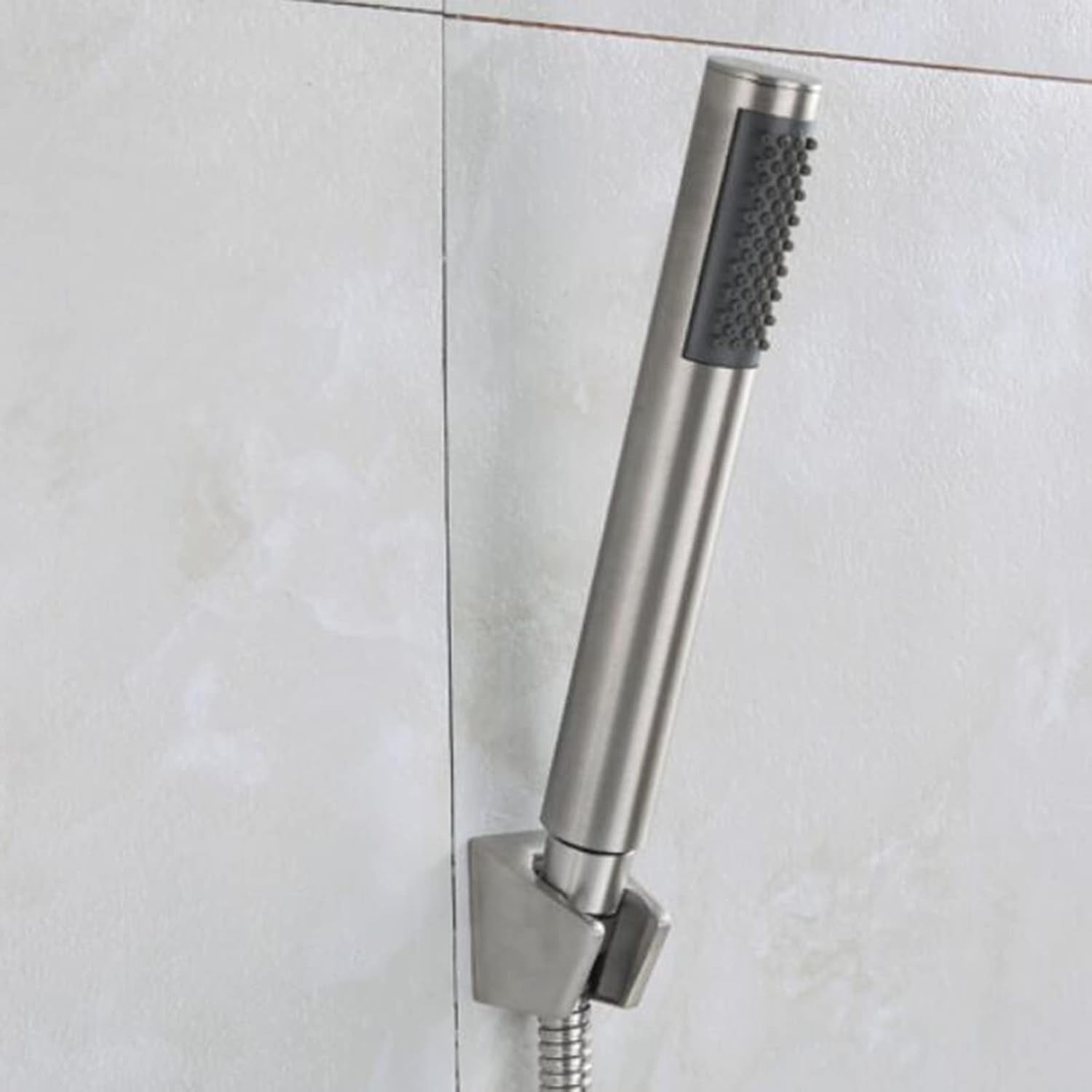 Bathtub Faucet with Handheld Shower Stainless Steel Brushed Bathroom Multi-Function Faucet Bathtub Shower Faucet -B