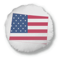 thumbnail image 1 of Colorado America Map Stars Stripes Flag Round Throw Pillow Home Decoration Cushion, 1 of 3