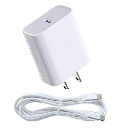 PD Type-C 18W Fast Home Charger for Motorola Moto G Power 5G (2025) - 6ft USB-C Cable Quick Power Adapter Travel