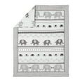 thumbnail image 4 of Sweet Jojo Designs Boho Elephant Grey White Crib Bedding Set 3 Piece Set, 4 of 6