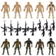 thumbnail image 3 of FELTECHELECTR 10 figuras de soldados, moldes de plástico para juegos de guerra militares, 3 of 6