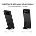 thumbnail image 6 of Nalacover for Samsung Galaxy Z Flip 3 5G, Folding of Three-Dimensional Support Kickstand Hard PC Back Shockproof Bumper Protective Luxury Silicone Phone Cover For Samsung Galaxy Z Flip 3 5G, Black, 6 of 10