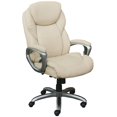 thumbnail image 1 of Serta Works Executive Office Chair with Active Lumbar Support Ivory White, 1 of 8