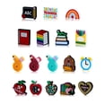 thumbnail image 1 of Juego de abalorios de silicona FIVEIZERO Teacher, 17 unidades, para manualidades, 1 of 6