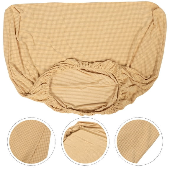 LOLIPPYY Breathable Radiator Guard Cover Khaki Polyester Dust Shield Washable for Indoor Heater