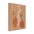 thumbnail image 4 of Trademark Fine Art Ivy Green Illustrations Set of Flower Vases Canvas Wall Art, 4 of 4