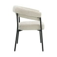 thumbnail image 2 of ACME Jirina Arm Chair (Set-2) in Beige Chenille & Black, 2 of 3