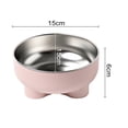 thumbnail image 2 of Pet Bowl with Double Bowls Pet Bowl Non-slip Detachable Double Bowls for Dogs Cats Easy to Use No Spills Holds Various Foods High-quality Pet for Dry, 2 of 8