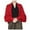 Red, variant on Scarf Women Fashion Knitted Shawl Cardigan-Style Wrap with Loose Long Sleeve Temperament Functional Accessory for Versatile Styling Red,One Size