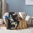 thumbnail image 6 of Flannel Blanket Mike Boxer Tyson Throws Blankets Super Soft Fleece Air Conditioning Blankets for All Season 40"x30", 6 of 9