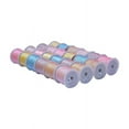 thumbnail image 3 of Nvzi Crochet Yarn, 15g 1 Roll, 3-Ply ，Polyester + PET Film Chips, Can be made 3D Knots, Bracelets, Vibrant and bright colors, suitable for handmade DIY,Ideal for Beginners​,light blue, 3 of 4