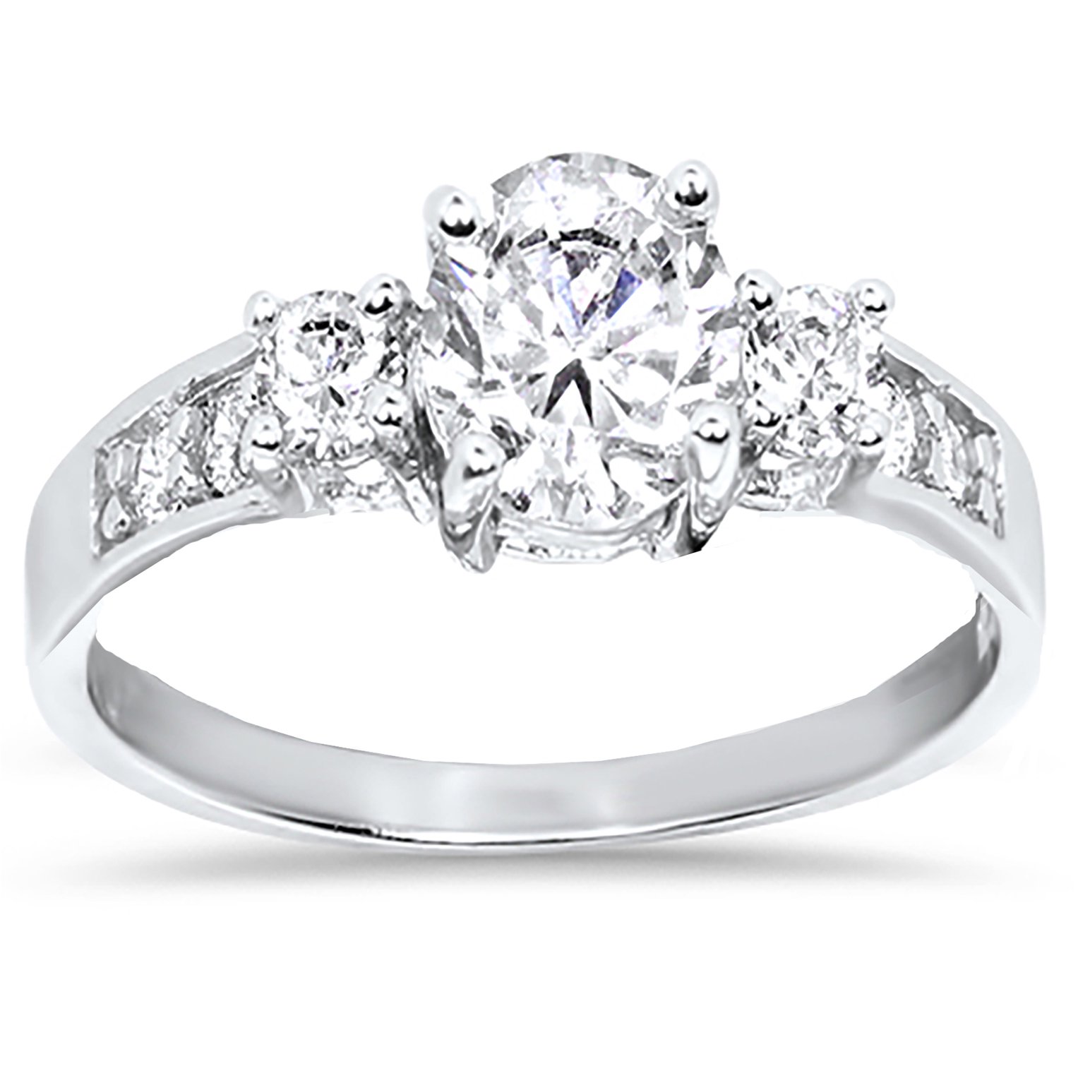 LaRaso & Co CZ Engagement Promise Ring for Women Size 7