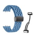 thumbnail image 3 of Silicone Wristband Replacement Sport Strap Adjustable Magnetic Folding Buckle Sport Watch Band for Samsung Galaxy Fit 3 Bracelet, 3 of 9