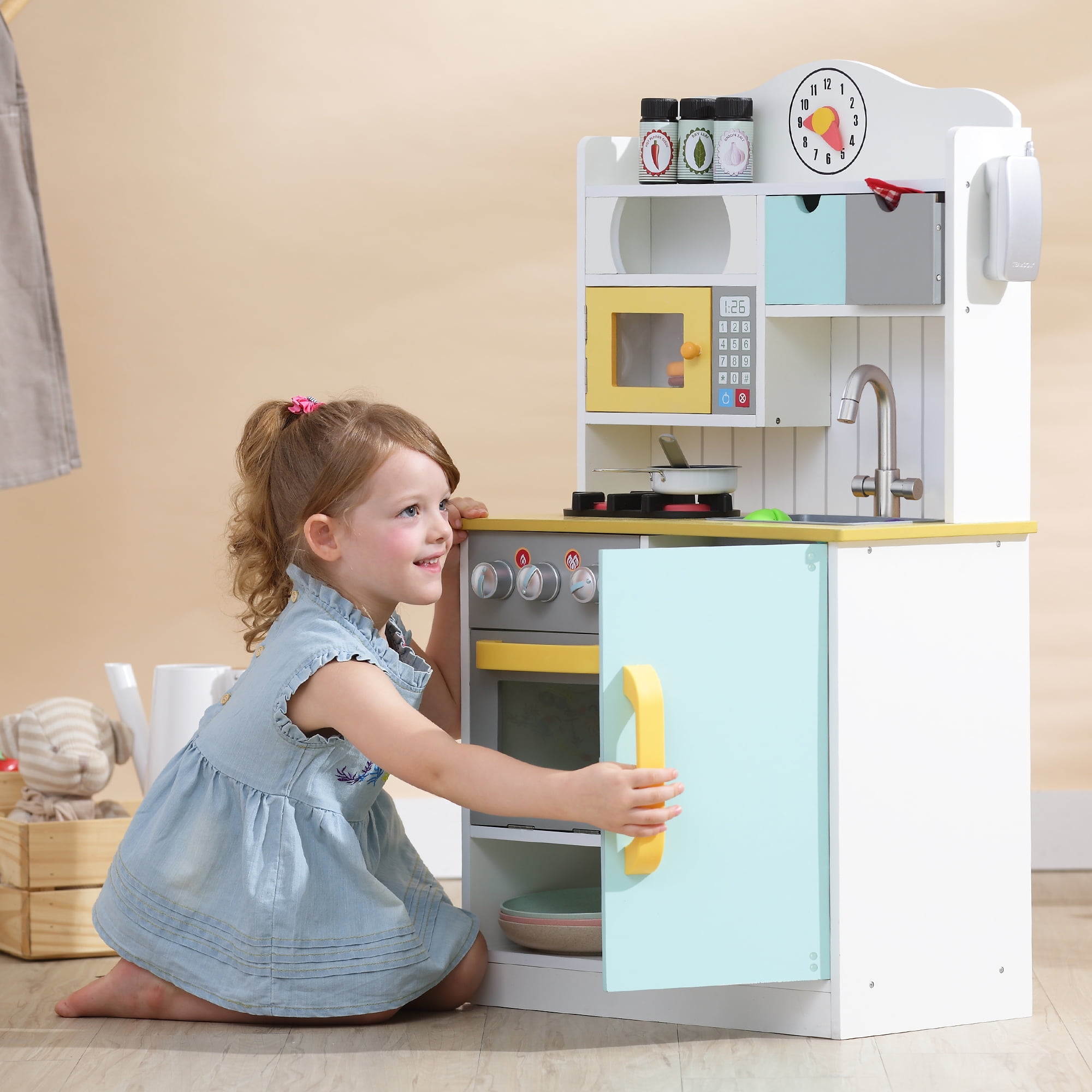 teamson kids florence small play kitchen