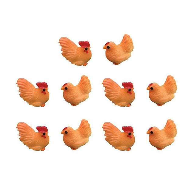 10pcs Resin Figurines – Miniature Tabletop Decor for Home, Living Room, and Office – Cute Craft Ornament for Micro Landscape Adornment