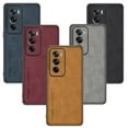 thumbnail image 2 of For Reno12 Pro 5G Frosted PU Leather Cover Case,Matting Anti-Shock Hard Plastic Skin Case For OPPO Reno 12 Pro 5G Gray For Reno 12 Pro 5G, 2 of 5