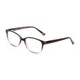 thumbnail image 6 of Sofia Vergara x Foster Grant Alicia Rectangle Women Full Rim Reading Glasses, Brown Pink, +2.50, 6 of 6